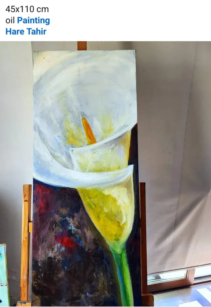 19 White Lily Oil Painting Paint