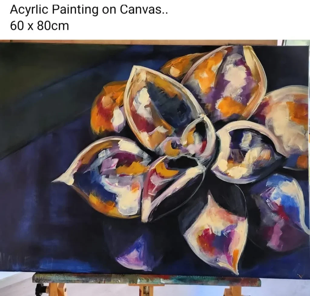 23 Flower Acrylic Abstract Paint