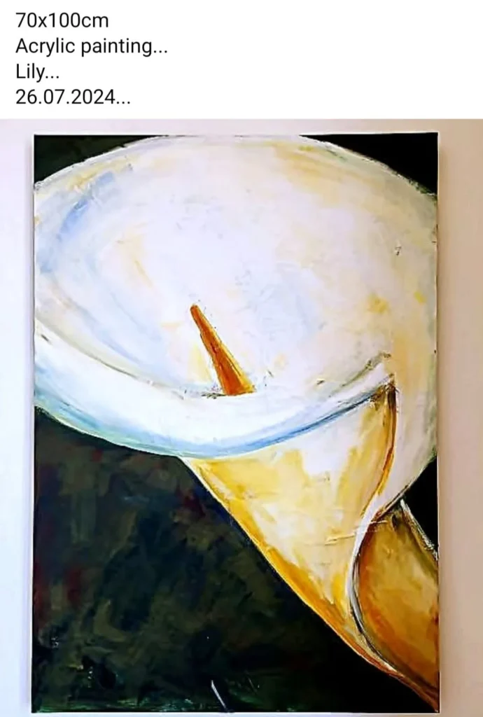 26 Lily Acrylic Large Paint
