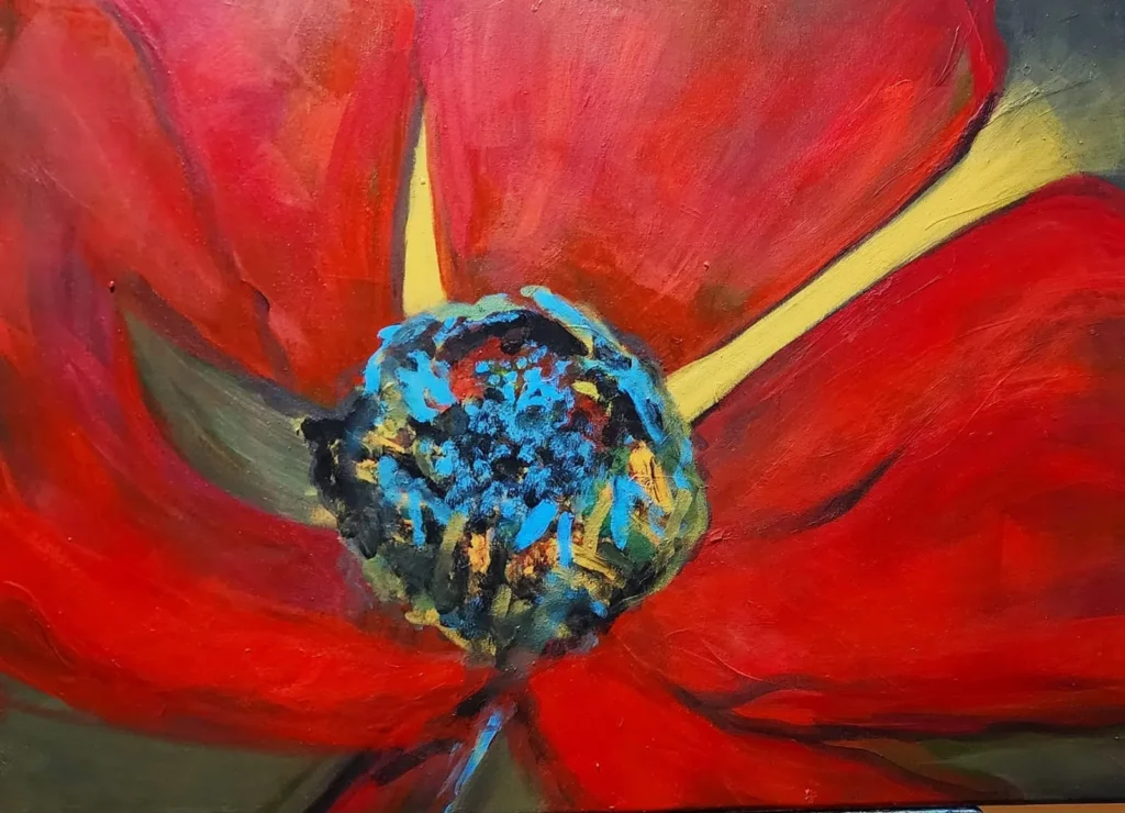 28 Red Tulip Paint