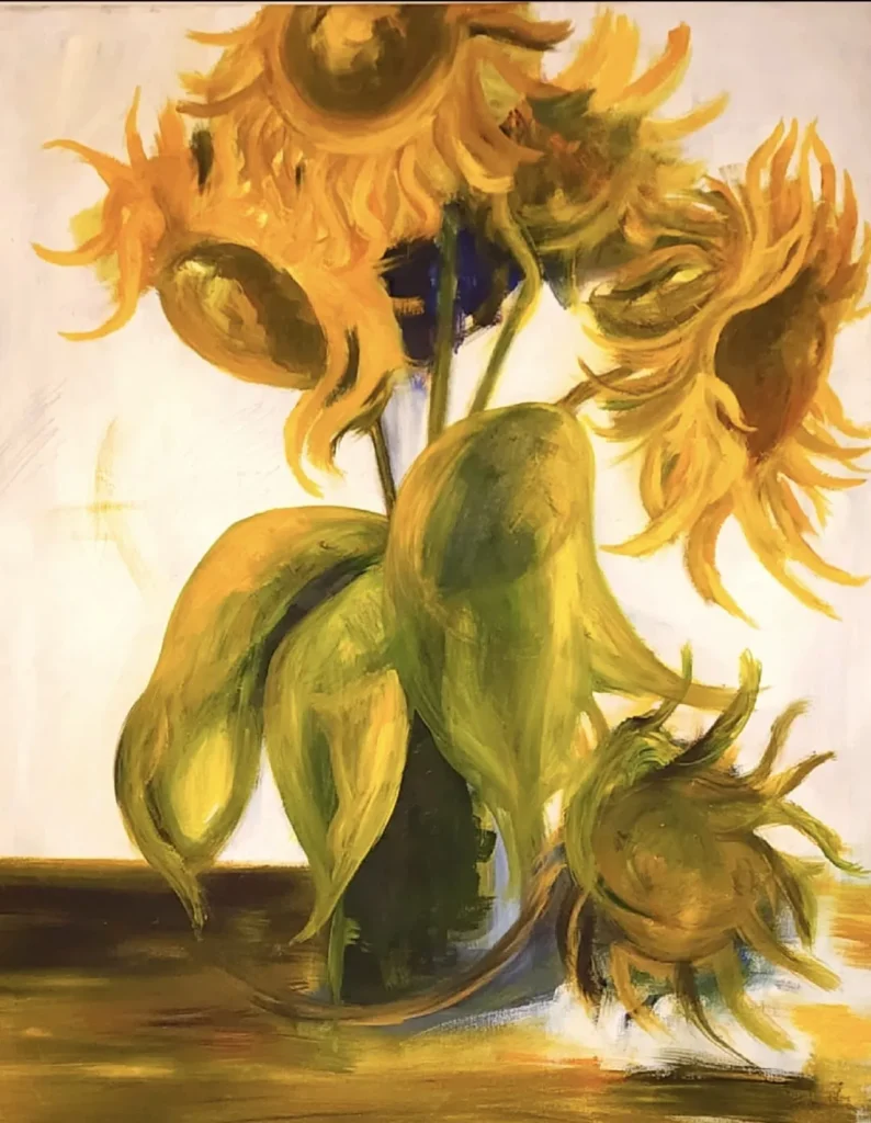 30 Sun Flowers Paint