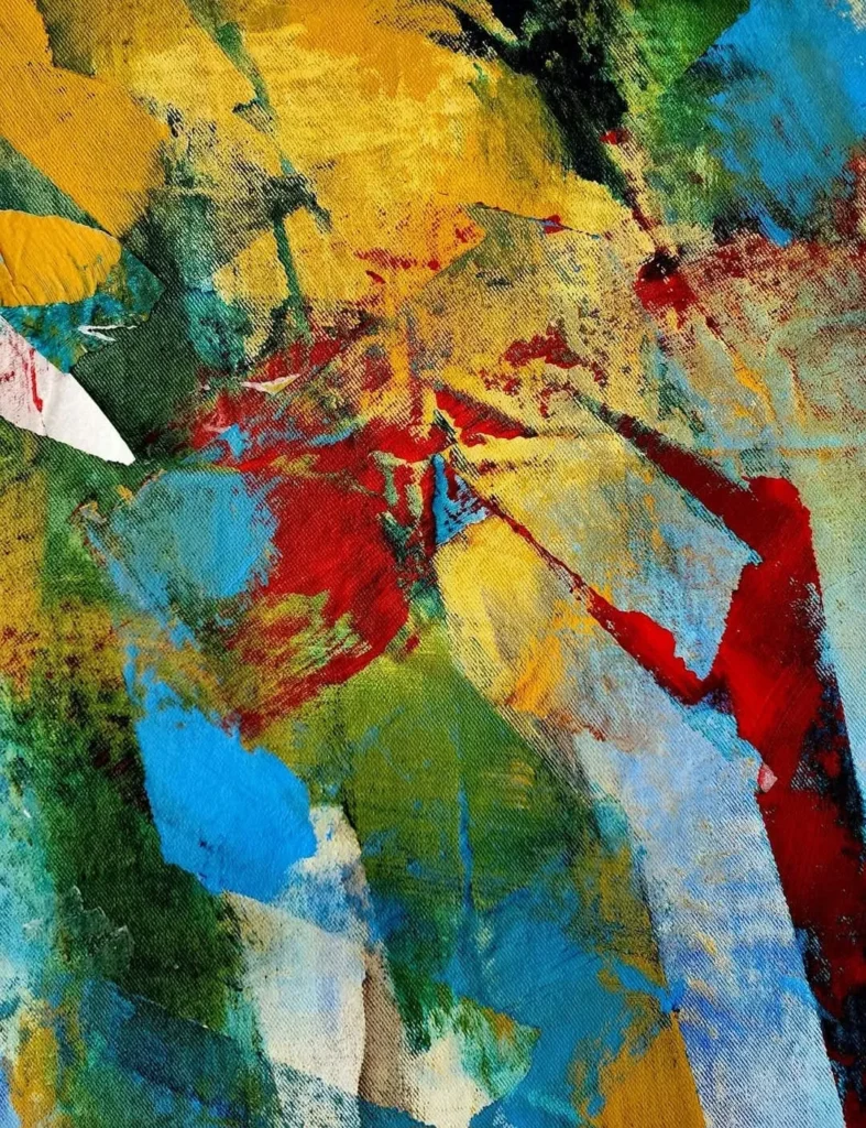 56 Vibrant Abstract Close Paint