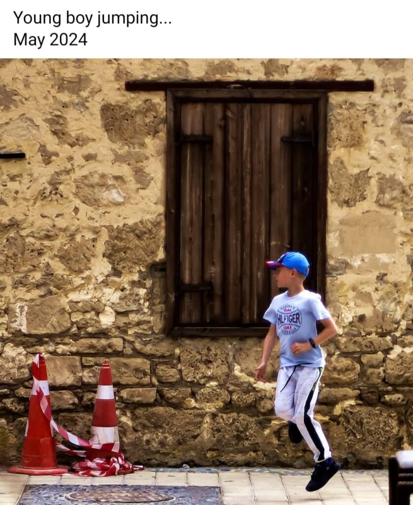 61 Young Boy Jumping Kyrenia