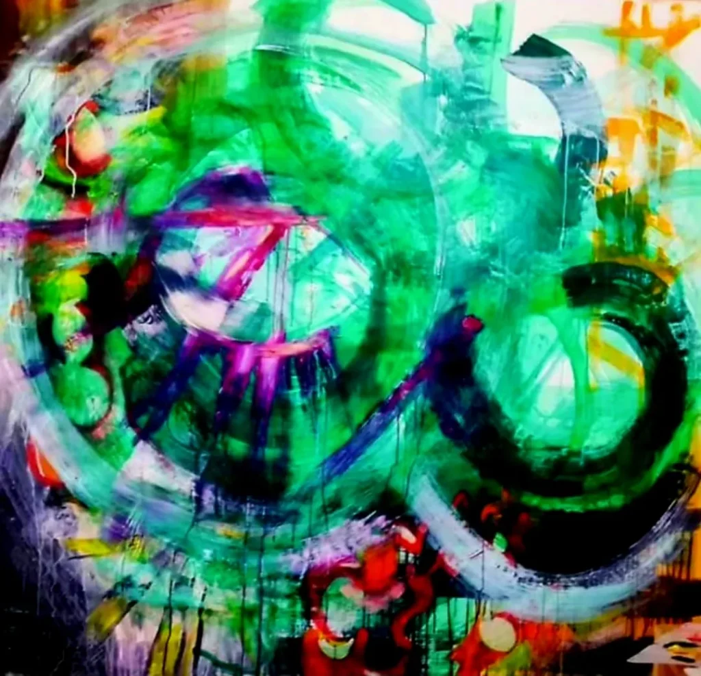 65 Greens Paint