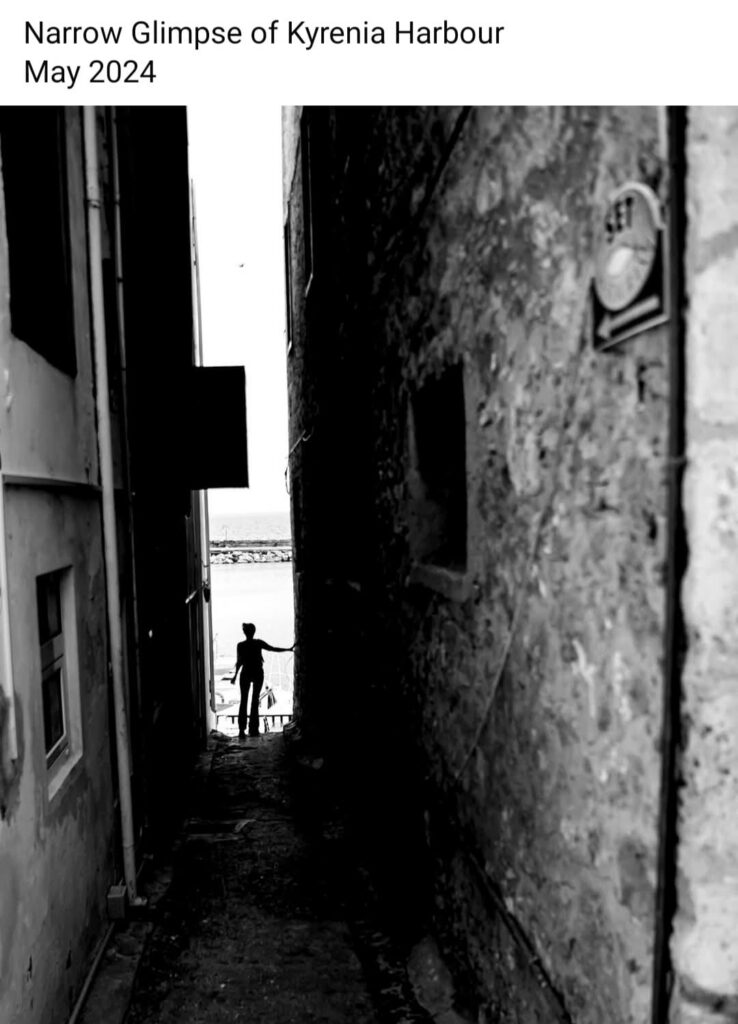 65 Narrow Glimpse Kyrenia Harbour