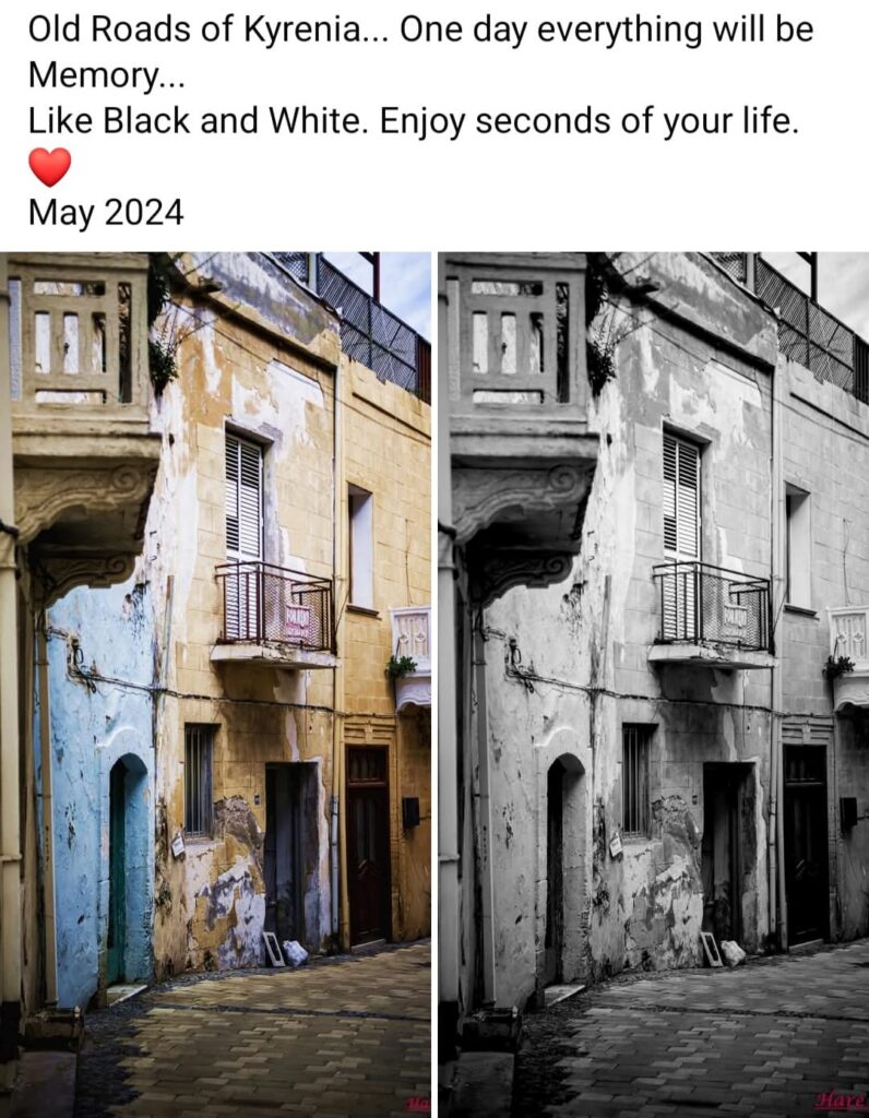 66 Old Roads Kyrenia Black White